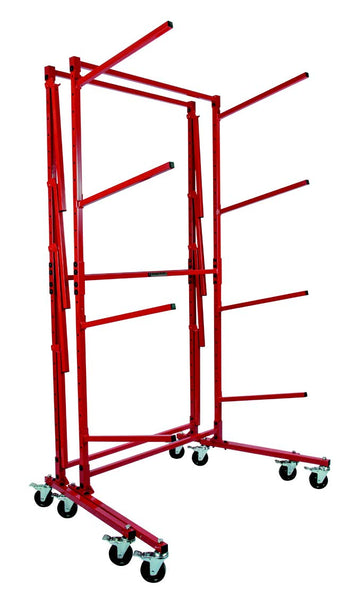 Single-Sided Mobile Bumper Storage Rack