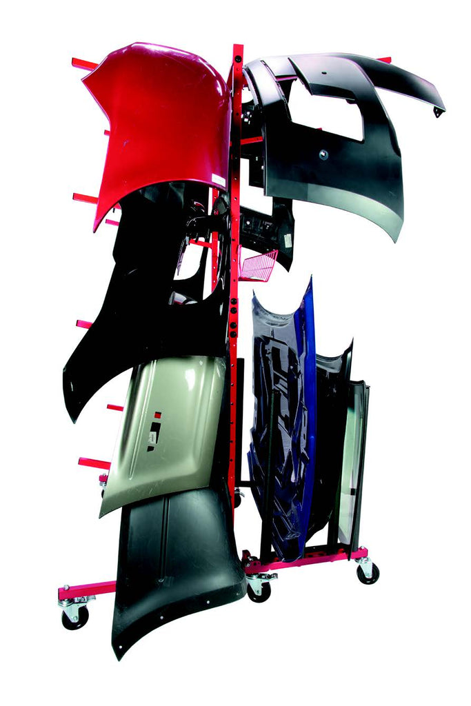 Bumper X Rack INNOVATIVE Single-Sided Mobile Bumper Storage Rack – Innovativetools.eu